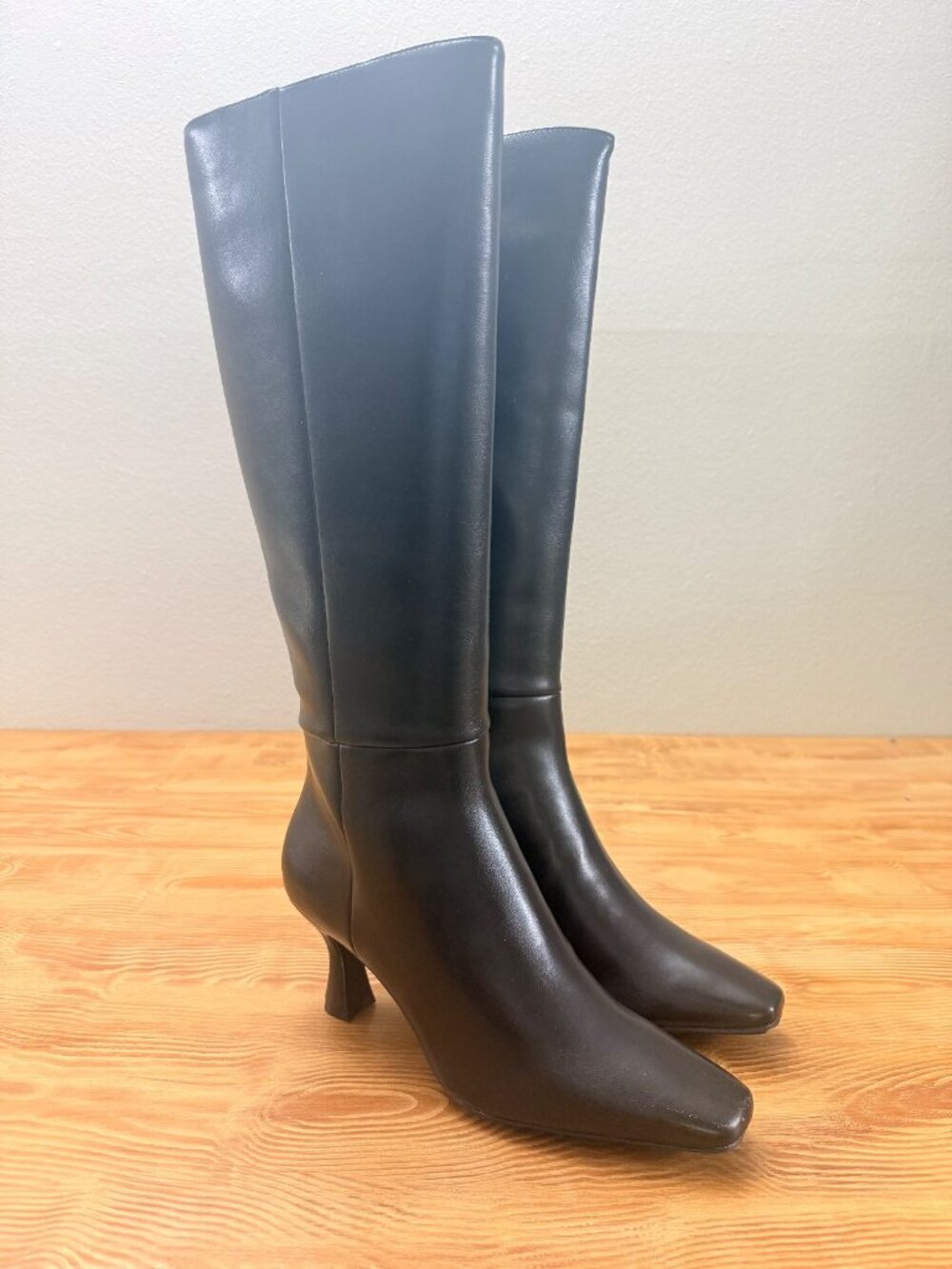 Anne Klein Perfektion Knee-High Boot Black - 1234